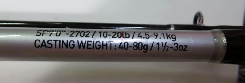 FISHING ROD 9FT 2-SECTION NEW63241124878083111
