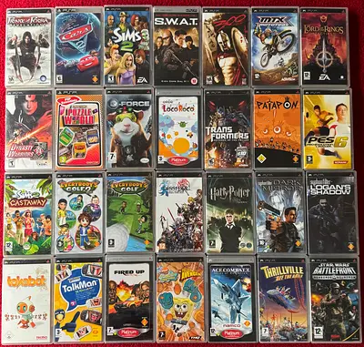 PSP games 55 dhs