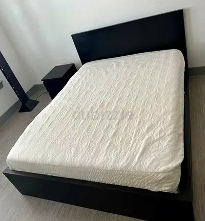 Ikea malm bed with mattress