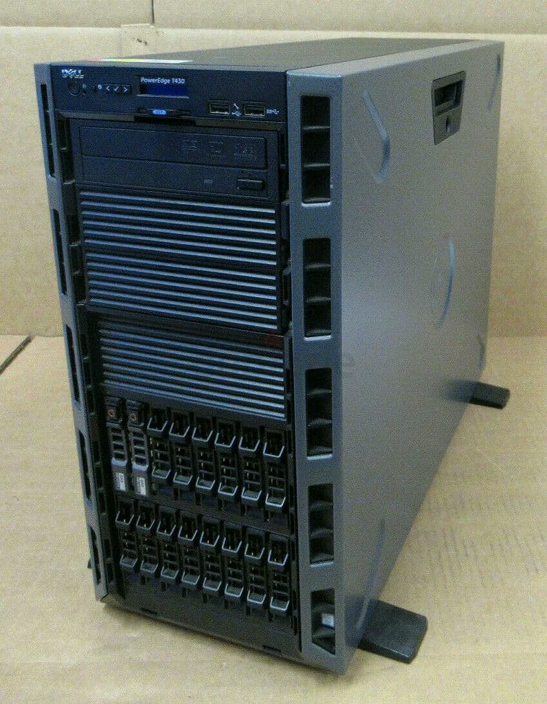 خادم برجي DELL T430 بذاكرة وصول عشوائي سعة 128 جيجابايت، معالج ثنائي Intel Xeon (E5-2695 v4) بـ 72 نواة، وسعة القرص الصلب 4 تيرابايت SAS 10K63255538971778114