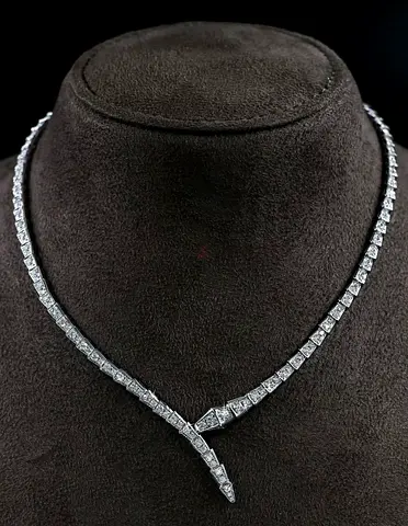 Bvlgari serpenti diamond necklace