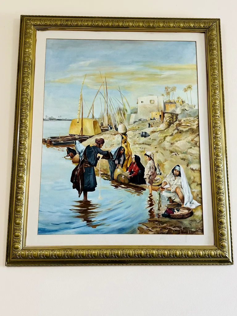 Hand painted luxury antique 2 paintings 105CM x 125CM63223851059713110