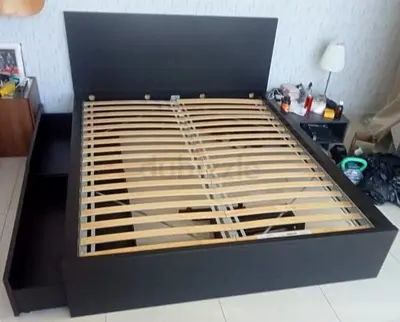 Ikea malm storage bed frame