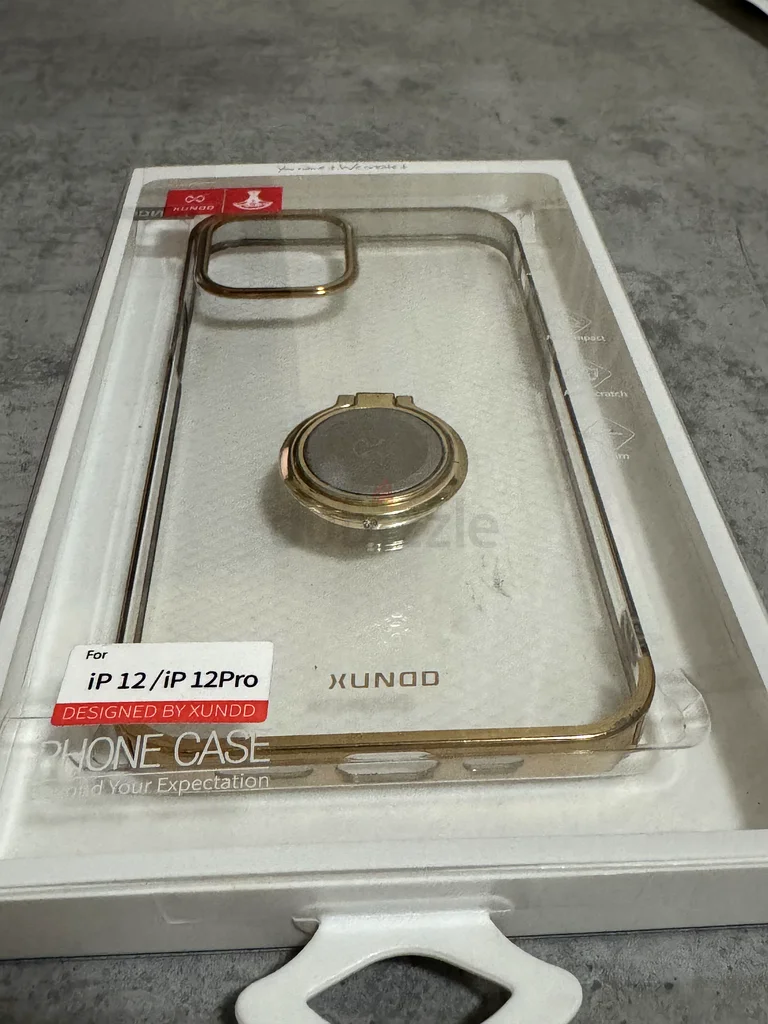 غطاء شفاف لهاتف Apple iPhone 12/12 Pro مع حلقة63222843630850112