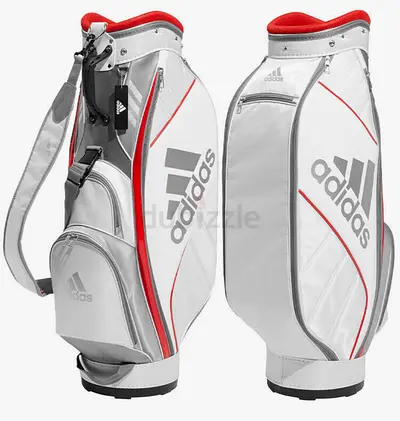 Adidas Golf Cart Caddie Bag White/Grey 47 Inch 2.9kg