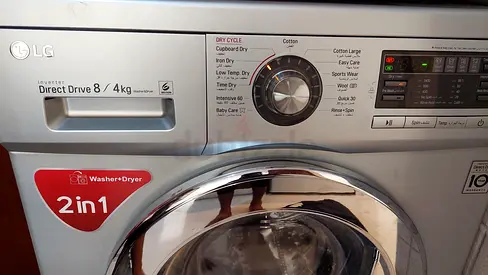 LG 8kg / 4kg washer  Dryer motion Direct Dirve