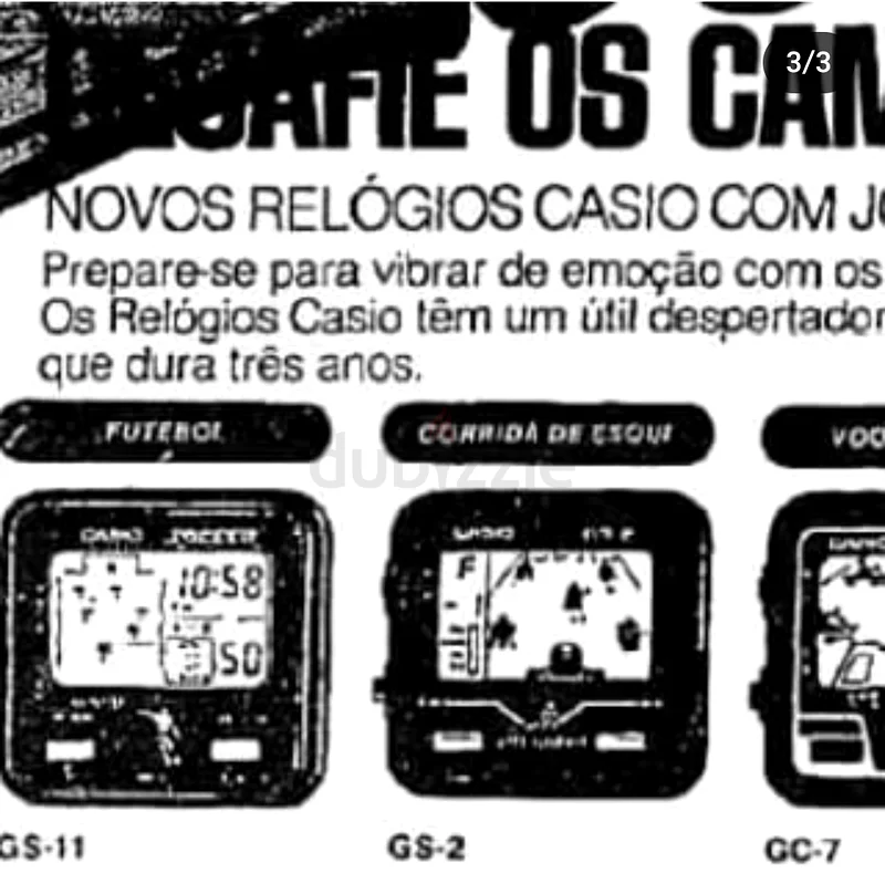 Very rare casio soccer GS-11 game watch63231192787587111