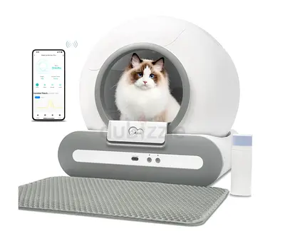 Doel  DOELUpgraded Self Cleaning Cat Litter Box, 65L Capacit  y Automatic Cat Litter Box, Smart Cat