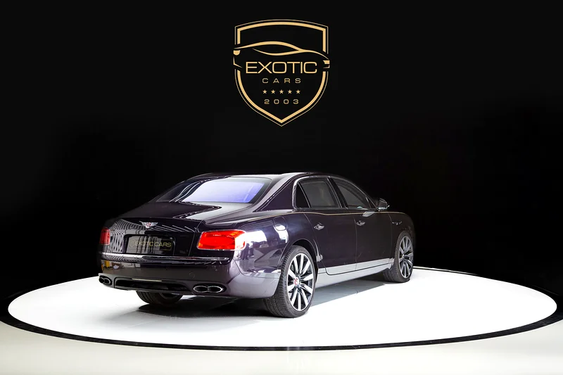 Flying Spur V8 | PURPLE/BEIGE | GCC | WARRANTY AVAILABLE63139217457281111