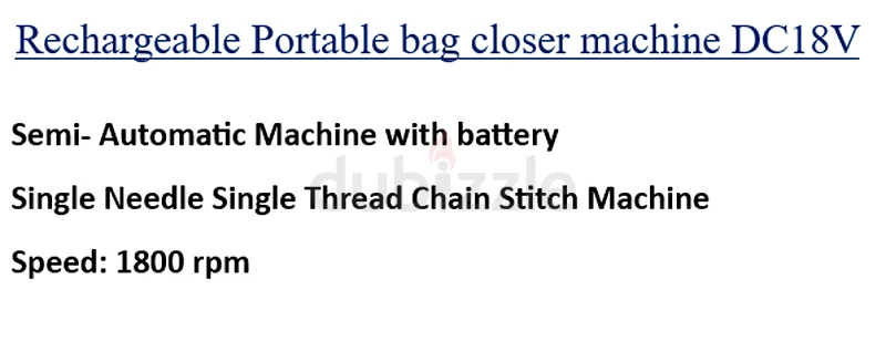 Portable Bag Closer, Battery Operated, Semi Automatic63257629073537111