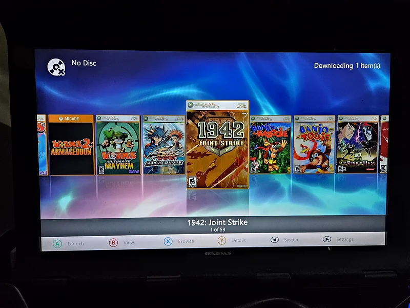 Xbox 360 (con modificación de hardware)63230190929921111