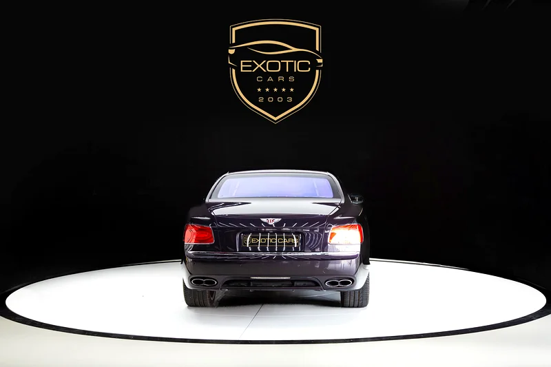 Flying Spur V8 | PURPLE/BEIGE | GCC | WARRANTY AVAILABLE63139217457281113