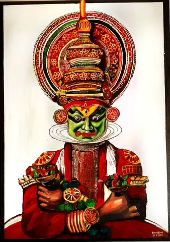 Kathakali painting