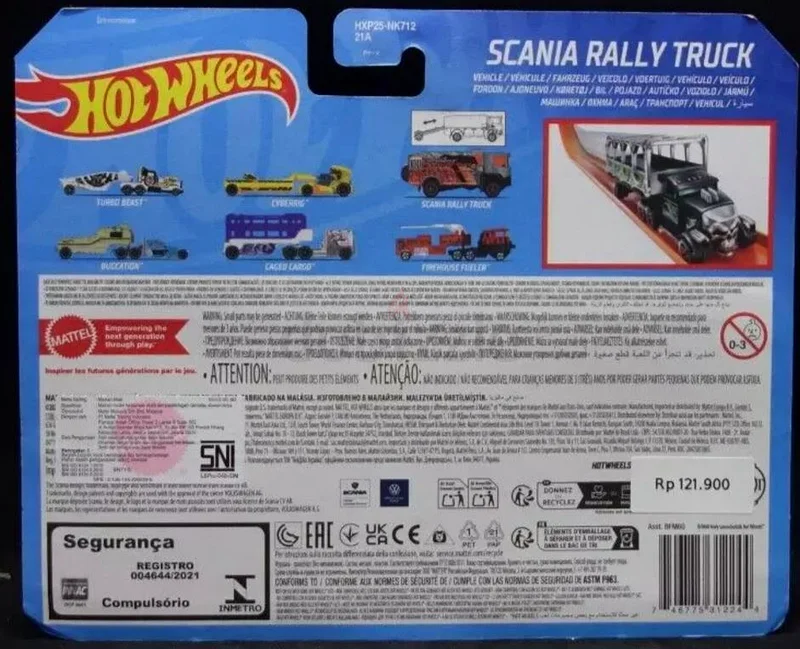Hotwheels Scania Rally Truck63226783249667111