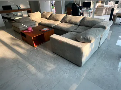 As new Pan Emirates Pianca Feather Filled Sofa