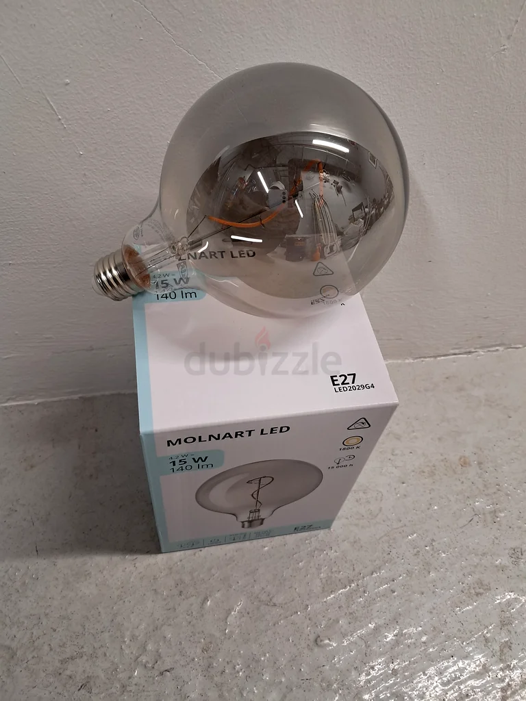 Brand New IKEA Molnart E 27 LED Filament Globe Bulbs63189119272451113