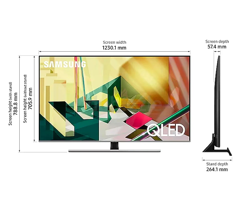 Samsung 55 Inch 120Hz QLED 4K Smart TV | 1 Year Warranty63194612784771112