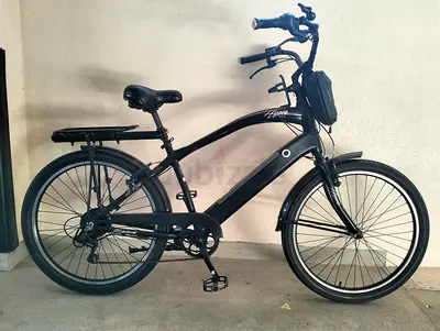 Aluminium Fat Tyres Electric Bike pedals assist with all accessories, original price 10 000 AED