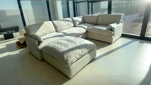 Home Center Swin Feather Filled Sofa Four Parts
