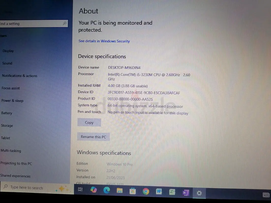 HP Pro Book 4540s63254994367106110