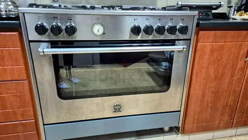 La Germina 90Cm by 60  5-burners gas oven CX AMS95C81CX/Americana Services FREE DELIVERY + WARRANTY