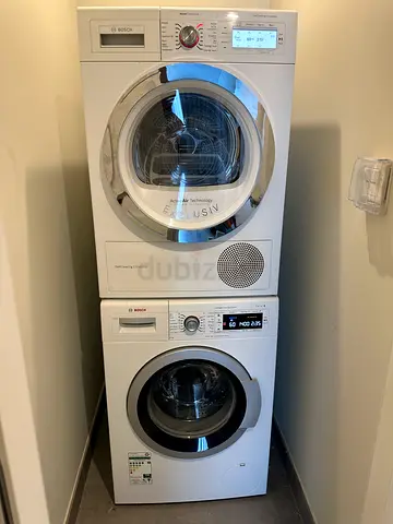 Bosch 8Series New Model 9KG washer 9KG Dryer Set
