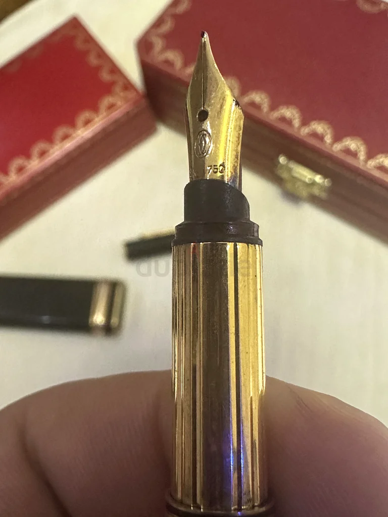 قلم كارتير غطا ريشه ذهب الترنتي ولاعه ترنتي63225348356483114
