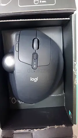 LOGITECH MX ERGO PLUS WIRELESS TRACKBALL MOUSE  BLACK