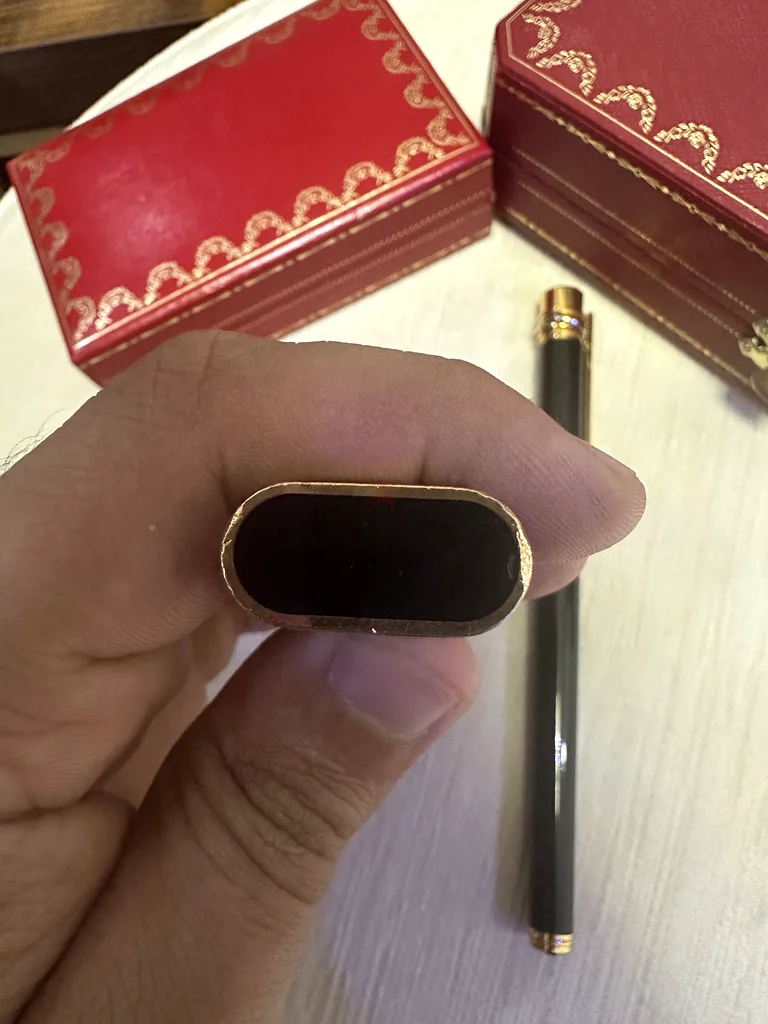 قلم كارتير غطا ريشه ذهب الترنتي ولاعه ترنتي63225348356483111