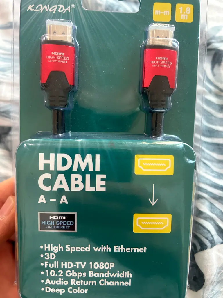 HDMI Cable - High Speed - 1.8 Meter - New - KDNADA Brand63260216850178111