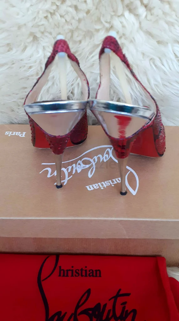 snakeskin louboutins