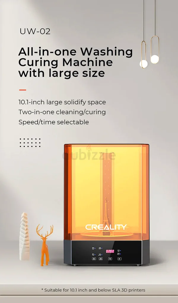 محطة غسيل وتجفيف Creality UW-02 للطباعة بالراتنج63259189621763115