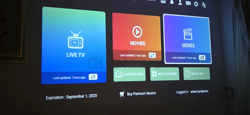 Smart Projector - Android 11, 4K, WIFI 663265106882178113