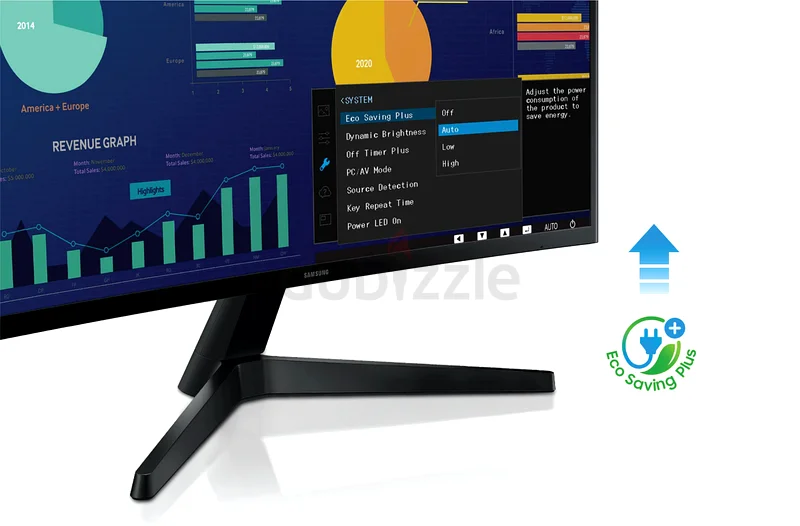 Samsung 27 Inch Essential Monitor 36C Curved Screen with 75Hz Refresh Rate Gaming Mode - VA Panel63256600129922114