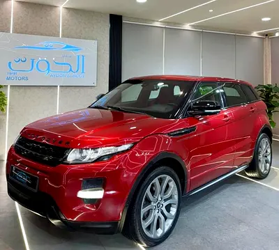 LOVELY RED RANGE ROVER EVOQUE || TOP RANGE || GCC || PANORAMIC || LOW MILEAGE