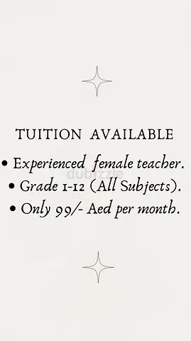 Tutor Available