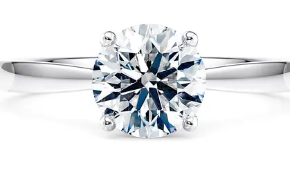 lab Grown Diamond Ring with white Gold