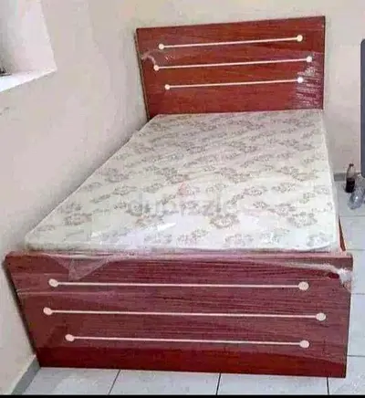 New Double size 120x190cm wooden bed for sale