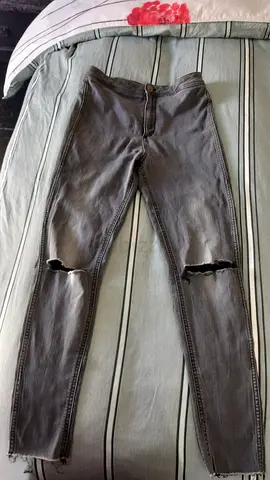 Dark Grey Stretch Jeans Size 30