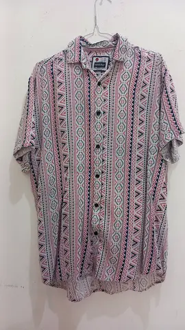 A half-sleeved shirt, very cool fabric and beautiful colors, size XXL