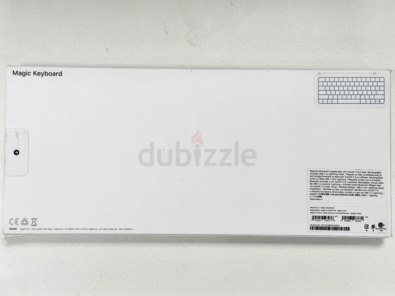 Apple Magic Keyboard (2021) MK2A3LL/A Silver63254495479683111