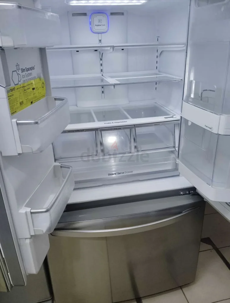 ثلاجة إل جي ذات الباب الفرنسي مع موزع ماء وصانعة ثلج62933694993795112
