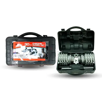 30kg dumbbells adjustable with PVC box