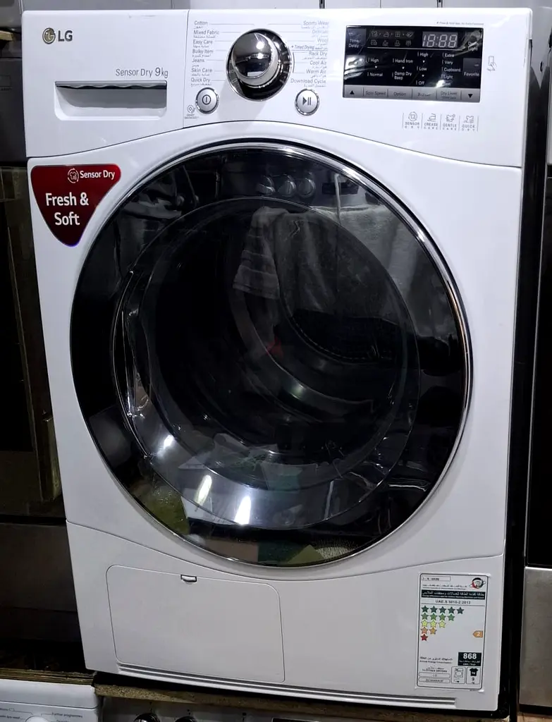 LG new latest model 9kg sensor dryer