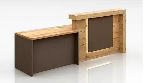 Luxurious Office Reception Desk Counter Custom Made