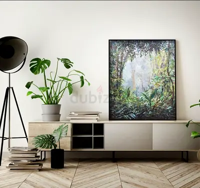 #Di_SHAYKH: Jungle original painting handmade