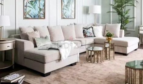 The One King Stone Sectional U Shape Sofa