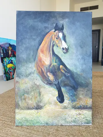 #Di_SHAYKH: FREEDOM original painting handmade