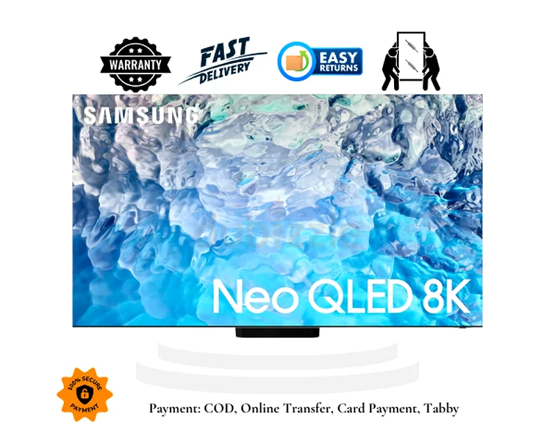 تلفزيون سامسونج الذكي بدقة 8K من طراز QN900B بحجم 85 بوصة Neo QLED - موديل 2022 - دولبي أتموس - 120 هرتز63265094761090110