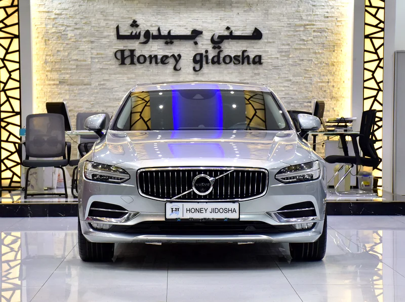 AED 1,272 EMI at 0% DP | Volvo S90 T6 AWD (2018 Model) in Silver Color, GCC Specs63221300805507117